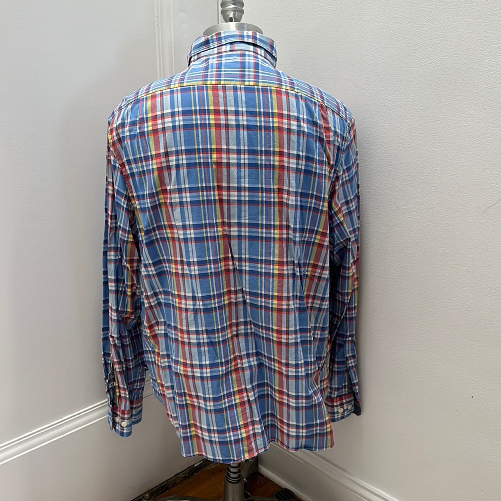 Nautica - Classic Fit / Stretch - Dress Shirt - Plaid - XL - Picture 2 of 9